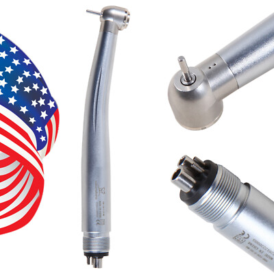 10 Pack NSK Style Dental High Speed Turbine Handpiece - Push Button, 4-Hole (Midwest) Fitting