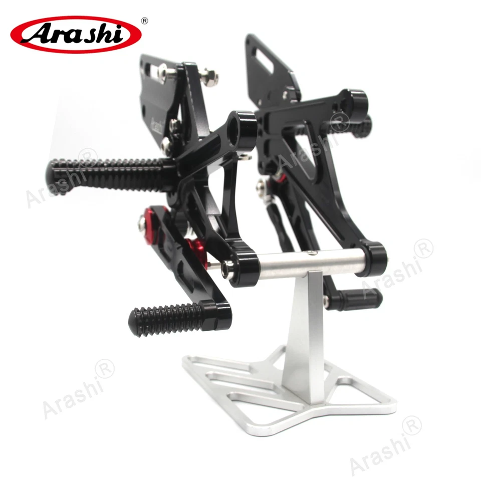 Juegos traseros Arashi reposapiés estriberas juegos traseros para Kawasaki Ninja H2 H2R 2015-2021 Foto 2 de 4