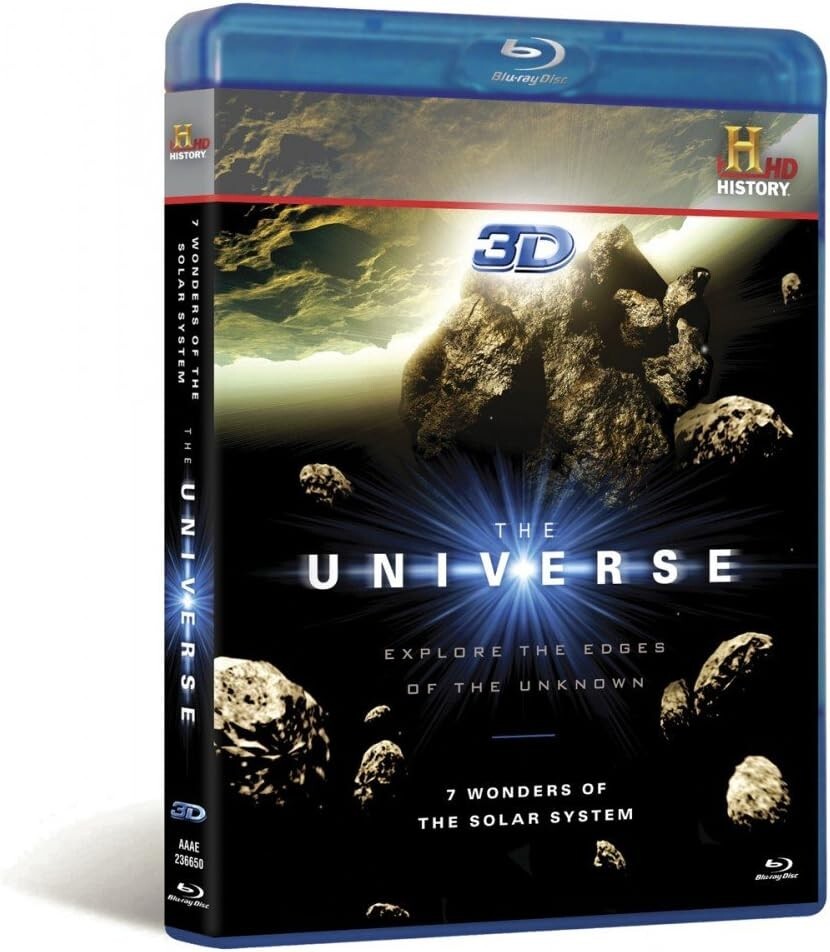 HISTORY CHANNEL THE UNIVERSE IN 3D NEW! BLU RAY 3D + BLU RAY