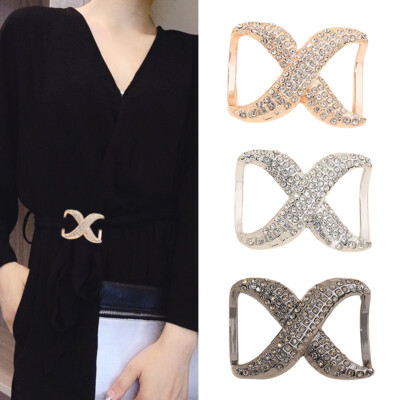 Clips Schnalle Schals Ringe Seide Wrap Mode Schal/Frauen Schmuck Schal  