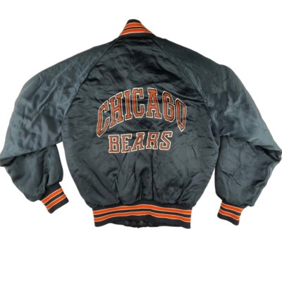 Chicago Bears vintage Chalk Line 80s satin bomber jacket NFL youth