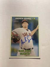 San Francisco Giants ANDREW SUAREZ Signed Card
