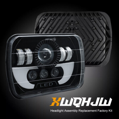 For Toyota Pickup 82-95 Tacoma 1995-1997 Pair 5x7'' 7x6'' LED Headlights Hi&Lo DRL