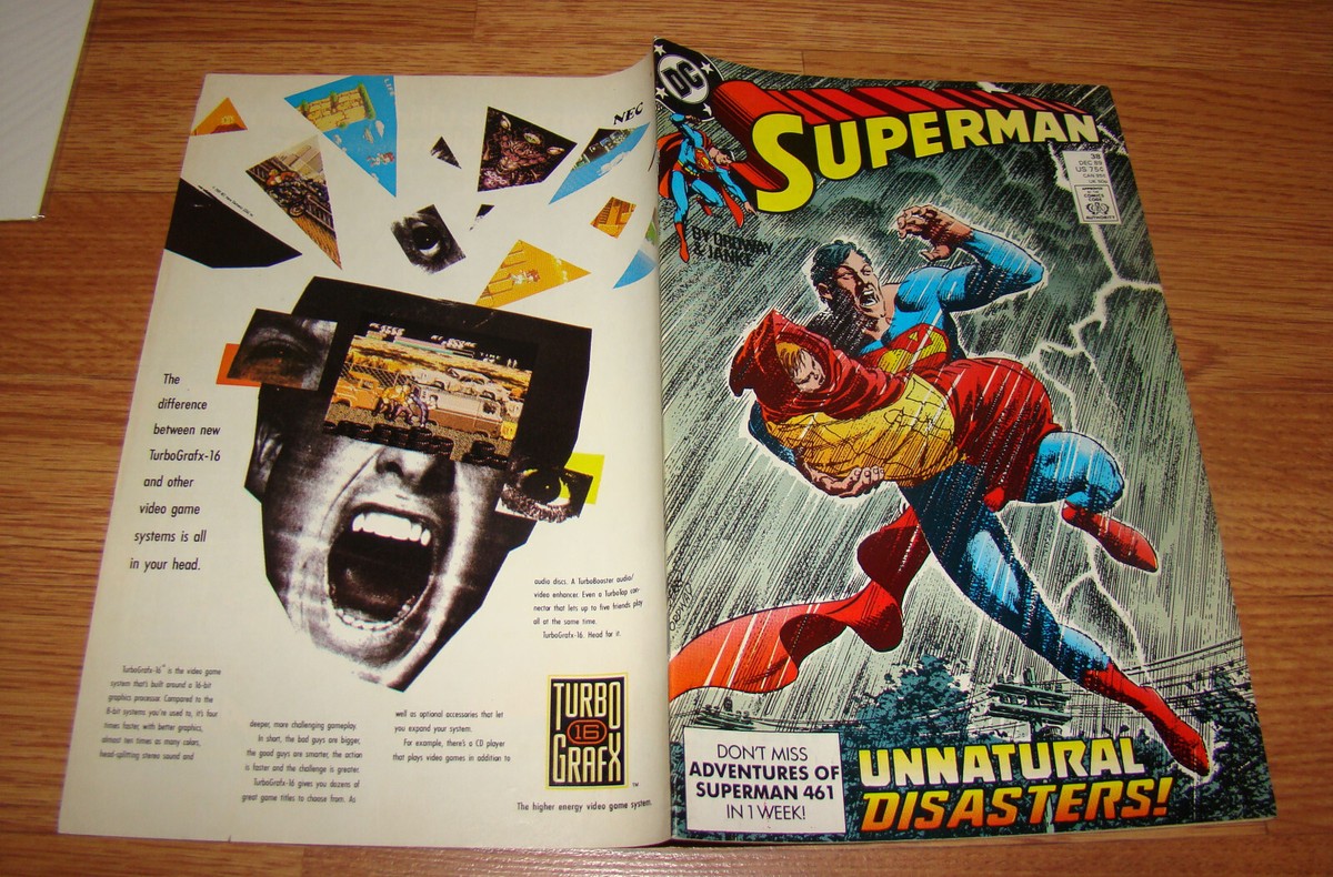 DC Comics, SUPERMAN #38 (VF+) Unnatural Disasters! Dec 1989 | eBay