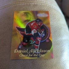 1999-00 (SENATORS) Topps Gold Label Quest for the Cup #QC7 Daniel Alfredsson