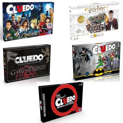 Hasbro Cluedo Brettspiel Gesellschaftsspiele Ermittlungen und Mysterien Karten
