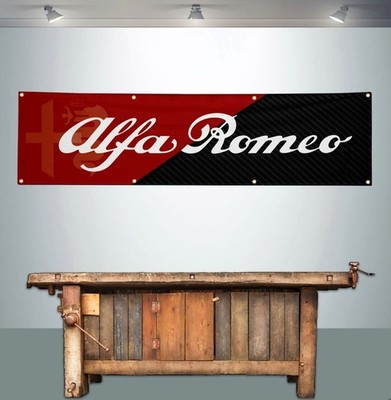 ALFA ROMEO 2' X 8' BANNER FLAG