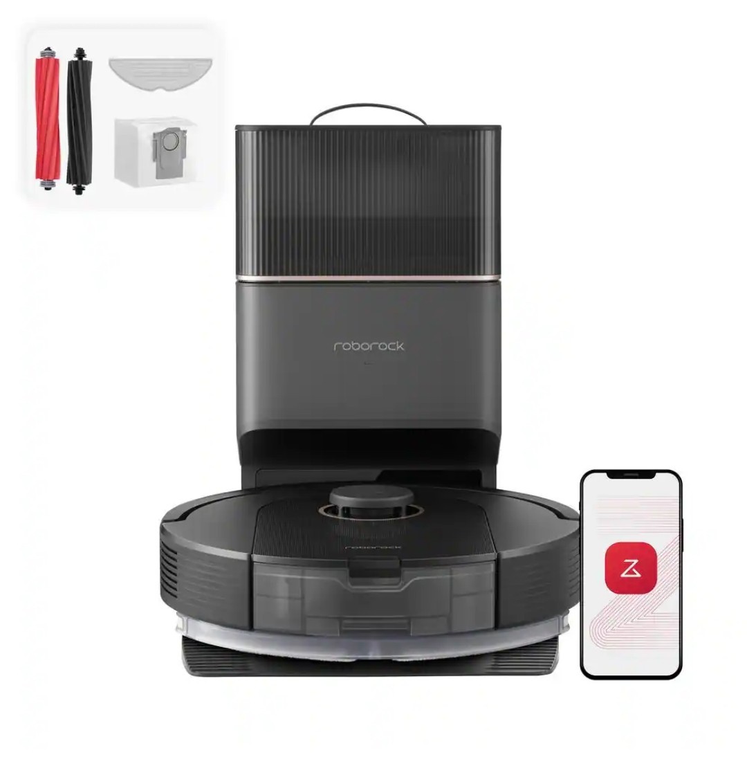 RoborockQ5 Pro Plus Robotic Vacuum and Mop with Smart Navigation,...