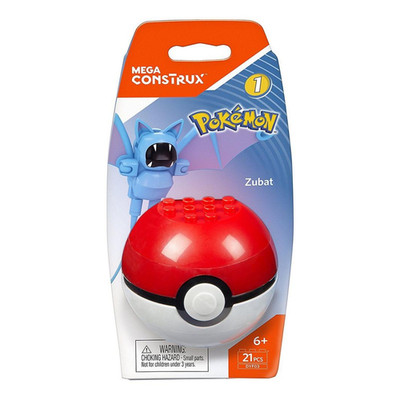 Mega Construx Pokémon Pokéball - ZUBAT (2017 Release) DYF03 Serie 1