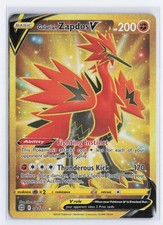 Galarian Zapdos V 182/172 Secret Rare Brilliant Stars Pokemon Holo Near Mint on eBay