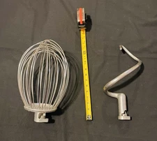 Avantco 20 Quart Mixer Attachments Whip/Whisk, Dough Hook