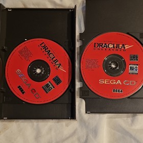 SEGA Dracula Unleashed Sega CD Mystery Adventure MA-13 Manual 2 Discs