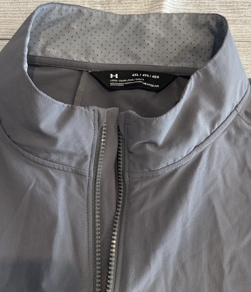 Under Armour Golf Jacket Command Full Zip 4XL Bla… - image 6