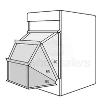 Modine 55600 Downward Air 60° Deflector For Unit Heaters