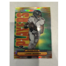 2025 Topps Chrome Power Players Refractor Lamar Jackson PP-1