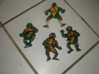 4 VTG 1980’s 1990’s TMNT Teenage Mutant Ninja Turtles Toy Lot