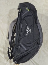 Osprey Gearkit Black Hike Trail Climbing Camping Mountain Pack Travel Active Bag