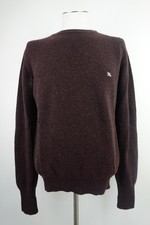 BURBERRY LONDON MAGLIONE UOMO TG. M SWEATER MAN  VINTAGE LOGO LANA MERINO