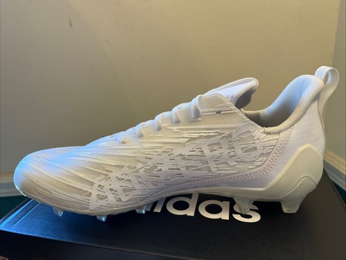 Botines de fútbol Adidas Adizero 12.0 para hombre talla 11.0, blancos, GX5413 - Imagen 2 de 9