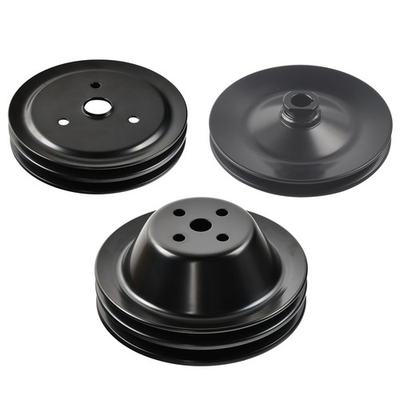 #ad 1 2Groove Power Steering Water Pump Crankshaft Pulley Kit for Chevy SBC 305 350 $55.12