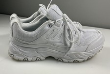 Avia Women  s Elevate Athletic Sneakers White Memory Foam Odor Control Size 8