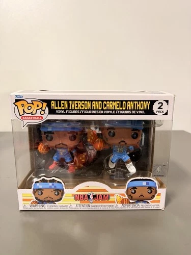 Funko Pop! Vinyl NBA Jam Allen Iverson & Carmelo Anthony 2-Pack Figures