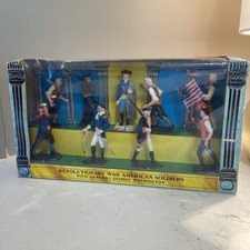 Boxed Set 60mm Marx Warriors of the World Revolutionary War Gen Washington