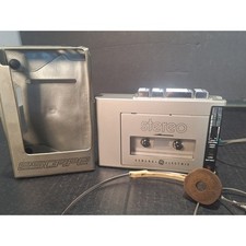 Vintage 1981 GE Escape Stereo Portable Cassette Player 3-5270B w/ Case Excellent