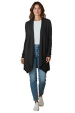 Lilly Pulitzer Black Wrap Cardigan Sweater Women  s Size XS Cashmere Blend