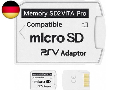 SD2Vita 5.0 PSV Micro SD Speicherkartenadapter, Micro SD Adapter kompatibel mit