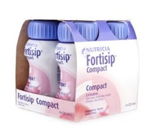 Image of Fortisip Compact Protein Strawberry Supplement 24 Bottles