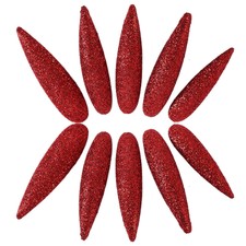 Women 10Pcs Halloween Party Prop Vampire Red Nails Cosplay Halloween Fake Nail