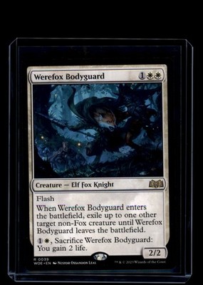 MTG Werefox Bodyguard #39 Rare Wilds of Eldraine