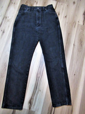 Wrangler 14MWZWK Black Cowboy Cut Jeans Women's 13x32 High Rise Slim Tapered