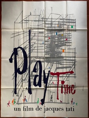 Plakat Play Time Architecture Jacques Tati 120x160cm 1967