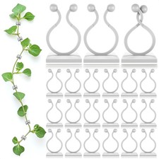 DIMROM 100Pcs Climbing Plant Wall Clips for Vines, Flexible Plastic White 