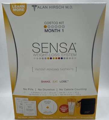 Sensa Weight-Loss System Costco Month 1 Sealed Box DVD And Guide Dr. Alan Hirsch