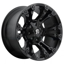 18x9 Matte Black Wheels Fuel D560 Vapor 8x180 20 Set Of 4 124.2