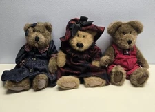 Three Vintage Boyds Bears: Evelyn, Emmy Lou, & Kyle 1985 - 97