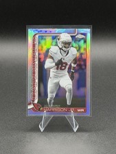 2025 Topps Chrome Marvin Harrison Jr. Refractor #1 Arizona Cardinals