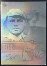 babe ruth holographic baseball card 1972 Kelloggs #6 PSA 9- 1992 Gold Entertainment Babe Ruth