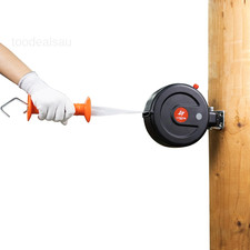 Electric Fence Gate Handle, Retractable Reusable Electric Fence Handle Built in,