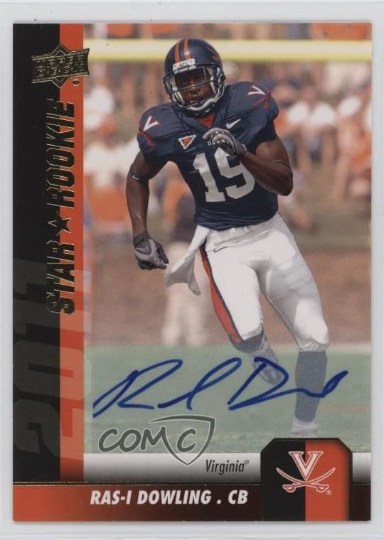 2011 Upper Deck Star Rookie Gold Auto Ras-I Dowling #84 Rookie Auto RC 11to