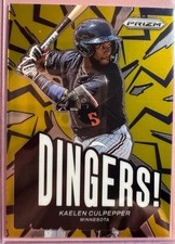 2025 Panini Prizm- Dingers- Kaelen Culpepper 16 Minnesota Twins MLB Baseball