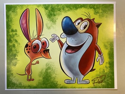 REN & STIMPY ART PRINT DRAWING LIMITED EDITION BY SCOTT REED 2025 | eBay
