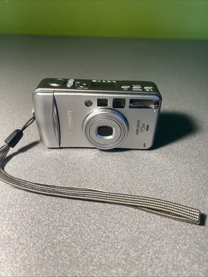 #ad #ad Canon Sure Shot 115u Point amp; Shoot 35mm Film Camera Silver Compact FILM Untested $59.99