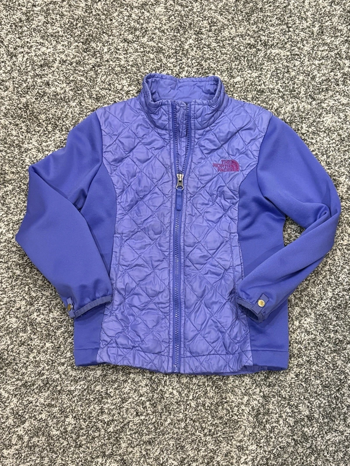 North Face Toddler Girl XS 6 Quilted Puffer Jacket Full Zip Purple
Opens in a new window or tab