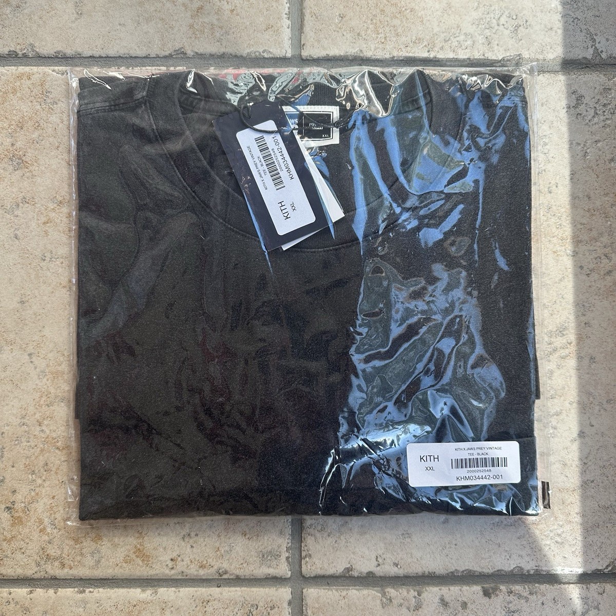Kith for JAWS Prey Vintage Tee Black Size XXL Brand New In Hand | eBay