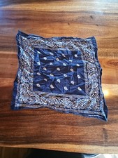 Vintage Bandana RN 13960 Blue