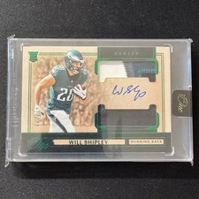 🚛GN 2024 PANINI ONE FOOTBALL DUAL PATCH AUTO GREEN /49 RC WILL SHIPLEY